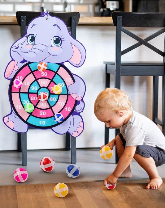 Child Dart Board Sticky Balls