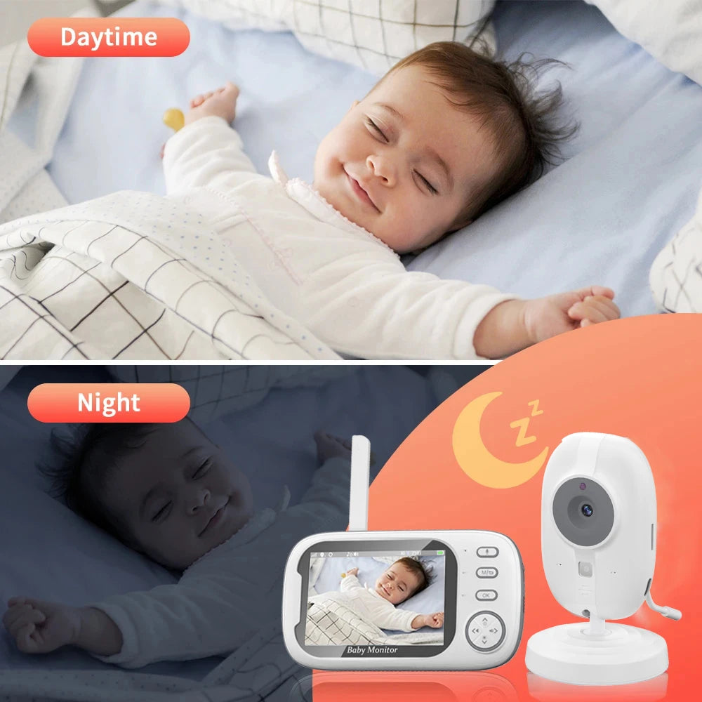 Wireless Video Camera Baby Monitor Night Vision 3.5 inches