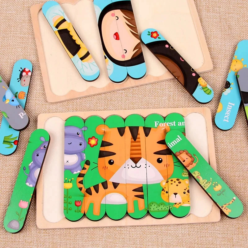 Baby Wooden Montessori Puzzle