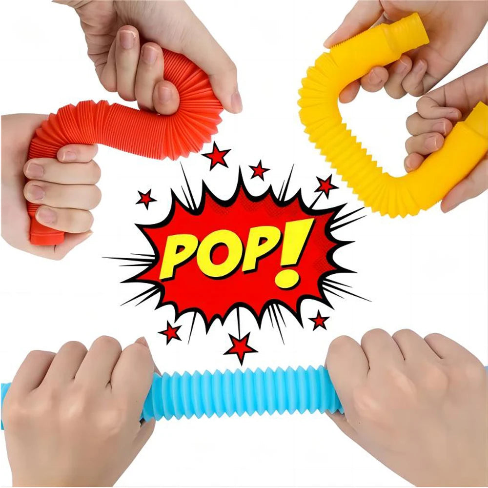 Colorful Telescopic Tubes Fidget Toys 10-30PCS